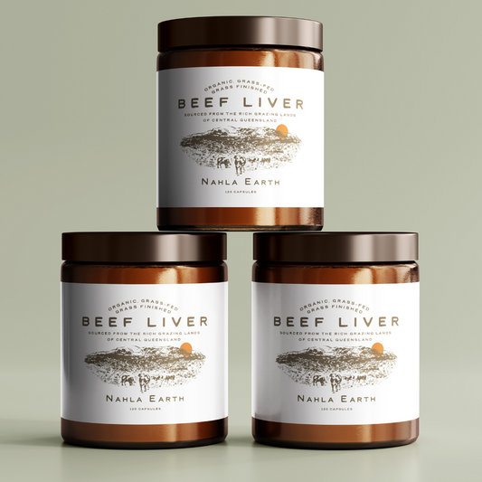 3x Beef Liver Capsules